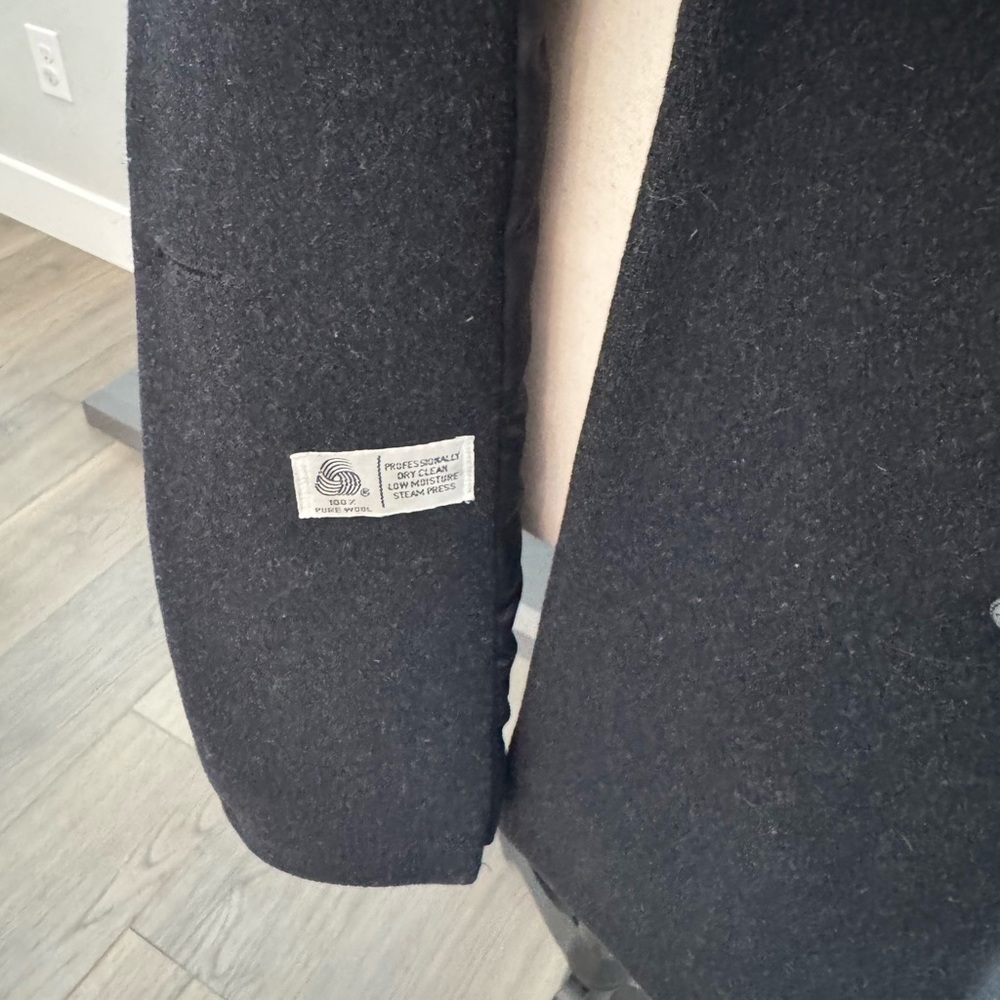 JG Hook 100% Pure Wool Double-Breasted Coat Size 6 Made in USA - Picture 7 of 9